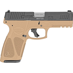 Taurus G3 9mm Luger Pistol 4" Barrel 17+1 Round Black Slide Tan Grip Tan Frame