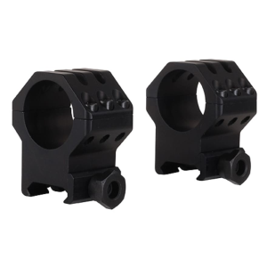 Weaver Tactical 6 Hole Picatinny 1" Scope Rings Matte Black Extra-High