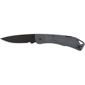 Gerber LST Ultra Pocket Knife 2.7" Drop Point 420HC Black Oxide Blade Glass Filled Nylon Handle Gray