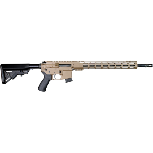 Alexander Arms Tactical Semi Automatic Rifle 17 Hornady Magnum Rimfire (HMR) 18" Fluted Black Threaded Barrel Flat Dark Earth Frame Black Pistol Grip