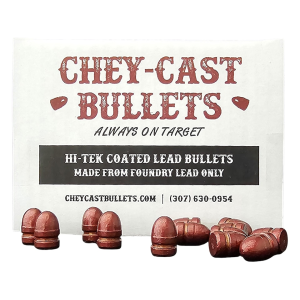 Chey-Cast HI-TEK Super Coat 45 Caliber (452 Diameter) Bullets 185 Grain Round Nose Box of 500 - Chey-Cast Bullets