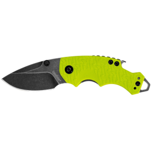 Kershaw Shuffle Pocket Knife 2.4" Drop Point 8Cr13MoV BlackWash Blade Nylon Handle Lime Green