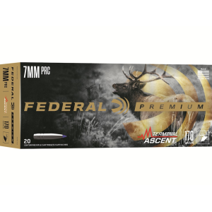 Federal Premium Terminal Ascent 7mm PRC Ammo 170 Grain Polymer Tip Box of 20