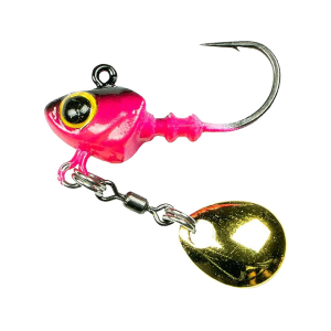 6th Sense Pecos 1/8oz Underspin Jighead Black Rose - 6Th Sense