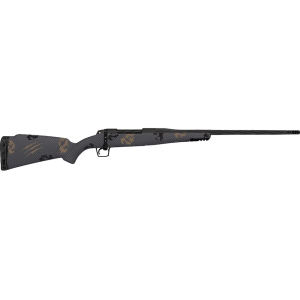 Fierce Firearms Twisted Rogue Bolt Action Rifle 7mm Backcountry 22" Fluted Black Threaded Barrel Black Frame Trophy Field Stock