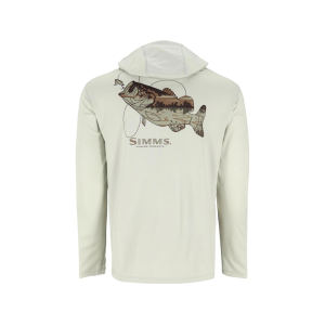 Simms Men's Tech Artist Series Hoodie Aspen Bass 2XL
