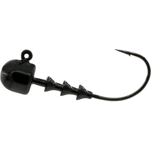 6th Sense Masterclass Dome 3/16oz Ned Jighead Black - 6Th Sense