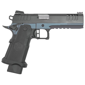 GLFA Synergy 1911DS 9mm Luger Pistol 5" Barrel 20+1 Round Black Slide Black Grip Blue Frame