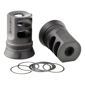 Banish Gold Muzzle Brake Suppressor Adapter 30 Caliber 1/2"-28 Thread