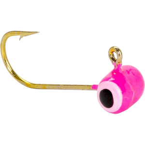Mr. Crappie Teen-Zee Sausage Head 1/32oz Football Jighead Magenta