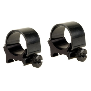 Weaver Top Mount Weaver 1" Scope Rings Gloss Black Medium