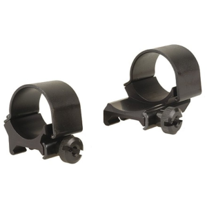 Weaver Top Mount Weaver Extended 1" Scope Rings Matte Black Medium