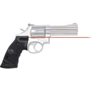 Crimson Trace Lasergrips Laser Sight S&W N-Frame Round Butt Overmolded Rubber Black