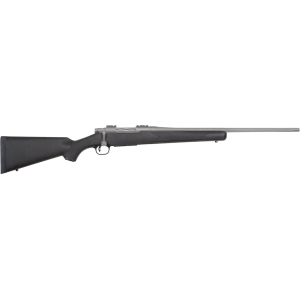 Mossberg Patriot Bolt Action Rifle 6.5 PRC 24" Fluted Stainless Threaded Barrel Stainless Frame Black Field Stock