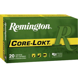 Remington Core-Lokt 450 Bushmaster Ammo 260 Grain Jacketed Soft Point Box of 20
