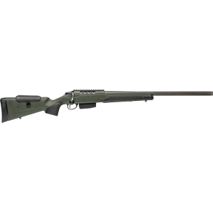 Tikka T3x Super Varmint Bolt Action Rifle 6.5 Creedmoor 23.7" Tungsten Cerakote Threaded Barrel Tungsten Cerakote Frame Green Adjustable Comb Stock