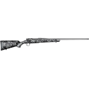 Christensen Arms Mesa FFT Bolt Action Rifle 300 Winchester Magnum 22" Tungsten Cerakote Threaded Barrel Tungsten Cerakote Frame Black/Gray Field Stock