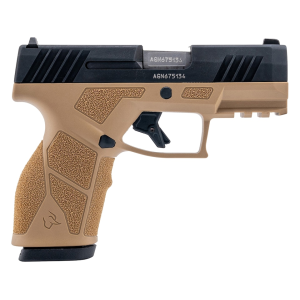 Taurus GX2 RDS 9mm Luger Pistol 3.38" Barrel 13+1 Round Black Slide Tan Grip Tan Frame