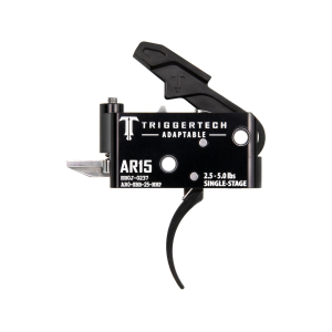 TriggerTech Adaptable AR-15, AR-10 Single Stage Trigger Pro Curved Black