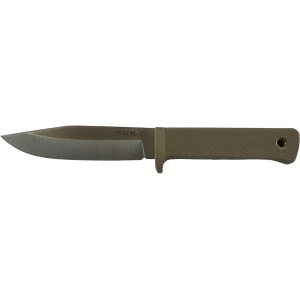 Cold Steel Exclusive SRK Compact Fixed Blade Knife 5" Clip Point CPM-3V Satin Blade Kray-Ex Handle Flat Dark Earth