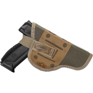 Alaska Guide Creations Bino Harness Holster Ambidextrous Universal Compact, Sub Compact Nylon Ranger Green