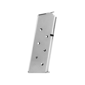 Colt 1911 Officer, Defender, New Agent Magazine 45 ACP 7-Round Matte Stainless Steel
