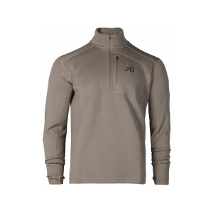First Lite Men's Furnace Quarter Zip Shirt Walnut Large
