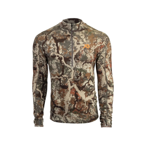 First Lite Men's Kiln Quarter Zip Base Layer Shirt First Lite Specter Large