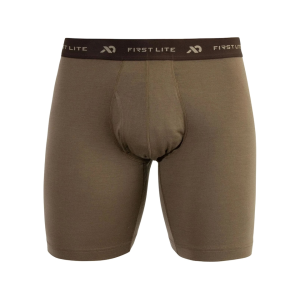 First Lite Men's Wick Game Boxer Briefs Dry Earth Medium