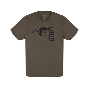 Stone Glacier Men's SG Ram Short Sleeve T Shirt Army Green Medium