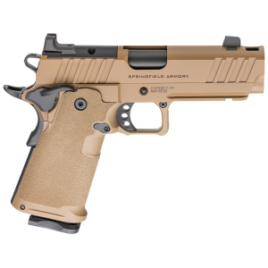 Springfield Armory 1911 DS PRODIGY COMP 9mm Luger Pistol 4.25" Barrel 10+1 Round Coyote