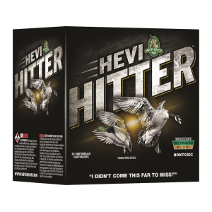 Hevi-Shot Hevi-Hitter 12 Gauge Ammo 3" BB Tungsten & Steel Shot 1-1/4 oz Case of 250 (10 Boxes of 25) - Hevi-Shot