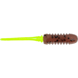 BaitFuel NanoSnak 2" Grub Pumpkin Chartreuse