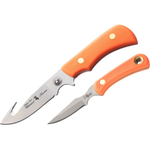 Knives of Alaska Trekker Elk Hunter/Cub Bear Combo Fixed Blade Knife Set Orange
