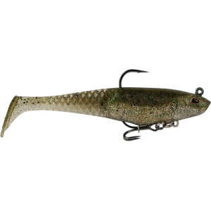 Berkley PowerBait Saltwater Pre-Rigged Cullshad 6" Swimbait 1 5/8 oz Silver Flash
