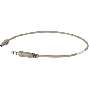 Ops-Core AMP U174 Mono Binaural Downlead Communications Cable 21" FDE