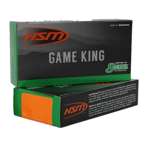 HSM GameKing 338 Lapua Magnum Ammo 215 Grain Sierra GameKing Spitzer Box of 20
