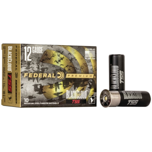 Federal Premium Black Cloud TSS Waterfowl 12 Gauge Ammo 3" BB and #7 Steel and Tungsten Shot 1-1/4 oz Case of 100 (10 Boxes of 10) - Federal Premium