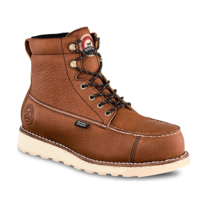 Irish Setter Men's Wingshooter ST 6" Waterproof Non-Metallic Toe Work Boots Leather Brown 10.5 EE