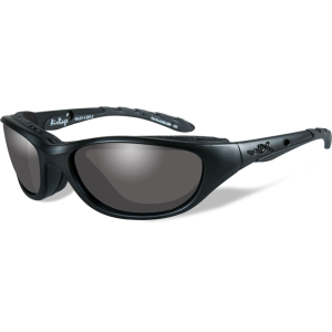 Wiley X Men's Black Ops AirRage Sunglasses Matte Black Frame Smoke Gray Lens - Wiley X