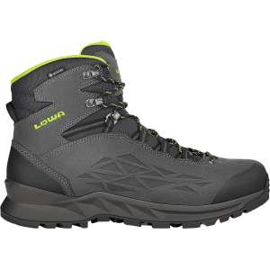 Lowa Men's Explorer II GTX Mid Waterproof Hiking Boots Leather Anthracite/Lime 9 D - Lowa