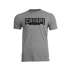 Crispi Boots Men's Since 75 Short Sleeve Crew Neck T Shirt Gray Large