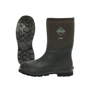 Muck Boots Men's Chore Cool 12" Waterproof 4mm Insulated Work Boots Rubber Brown 13 D