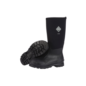 Muck Boots Men's Chore Hi 15" Waterproof 5mm Insulated Work Boots Rubber Black 13 D
