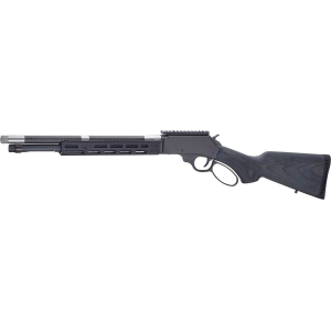 Henry SPD Hush Lever Action Rifle 357 Magnum 16.5" Carbon Fiber Threaded Barrel Blued Frame Black Field Stock