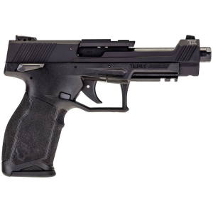 Taurus TX22 Competition 22LR Pistol 5.25" Threaded Barrel 16+1 Round Anodized Black Slide Black Grip Anodized Black Frame
