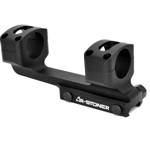 AR-STONER Gen 3 1-Piece Cantilever Picatinny Scope Mount 1" Rings Matte Black