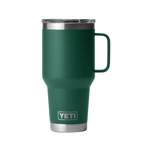 YETI Rambler 30 oz Travel Mug with Stronghold Lid Black Forest Green