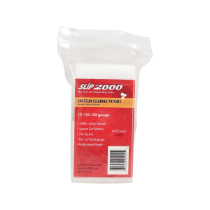 Slip 2000 Gun Cleaning Patches 20, 16, 12 Gauge Square Cotton 400PK