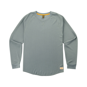 Marsh Wear Men's Surfside Waffle Knit Long Sleeve Shirt Steel XL